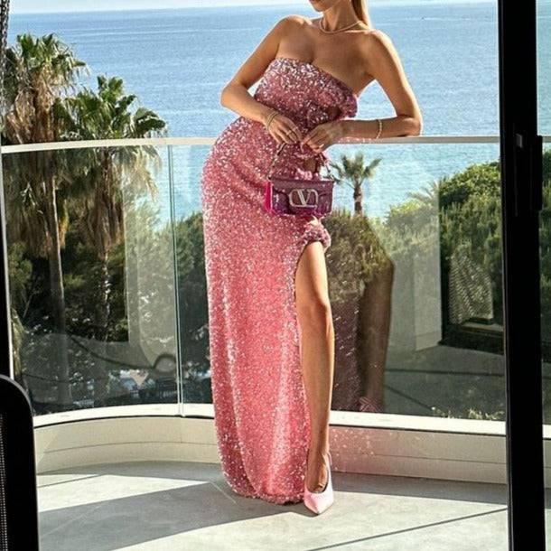 Gemma Sequined Maxi Dress - Hot fashionista