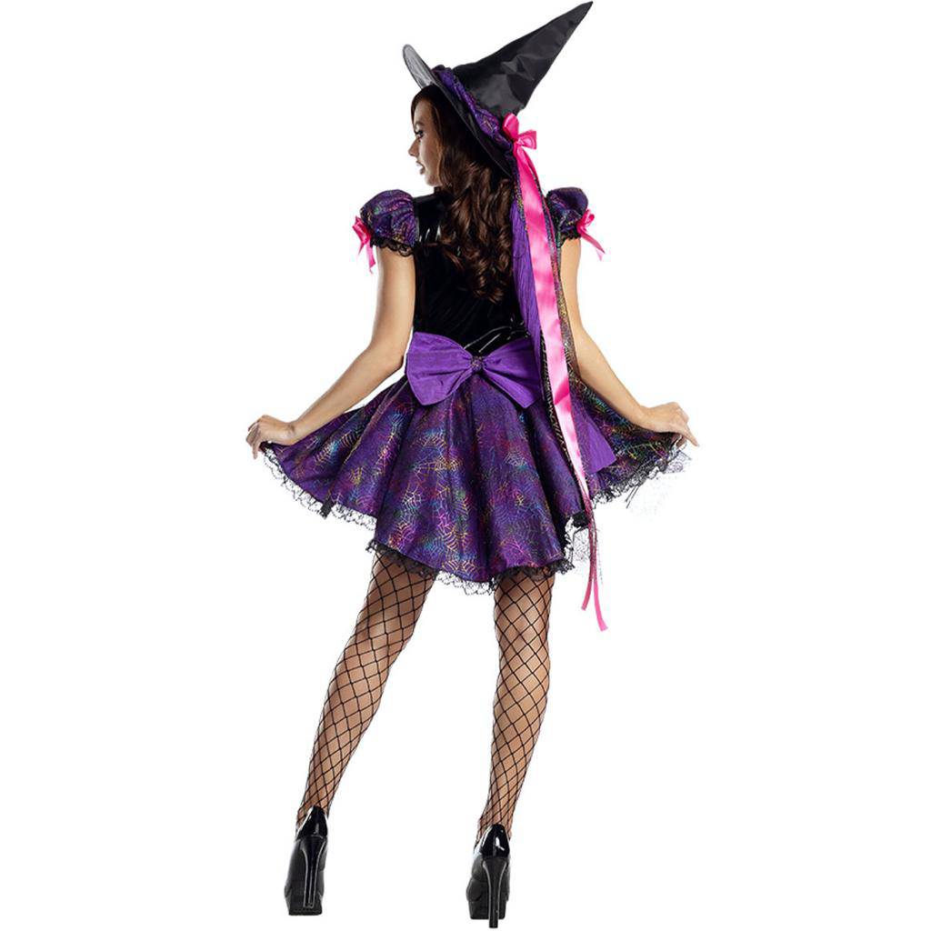 Isabela Purple Web Witch Costume - Hot fashionista