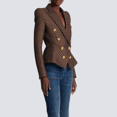 Josephine Monogram Jacquard Jacket - Hot fashionista