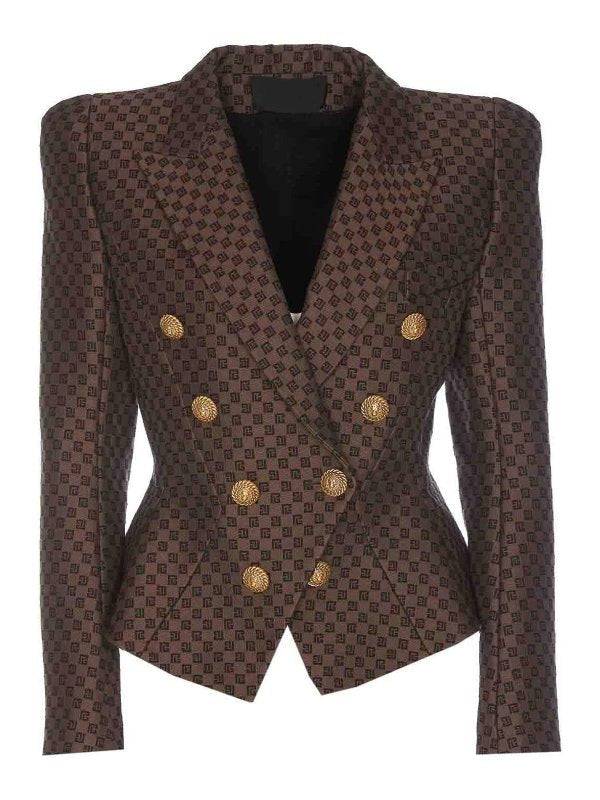 Josephine Monogram Jacquard Jacket - Hot fashionista