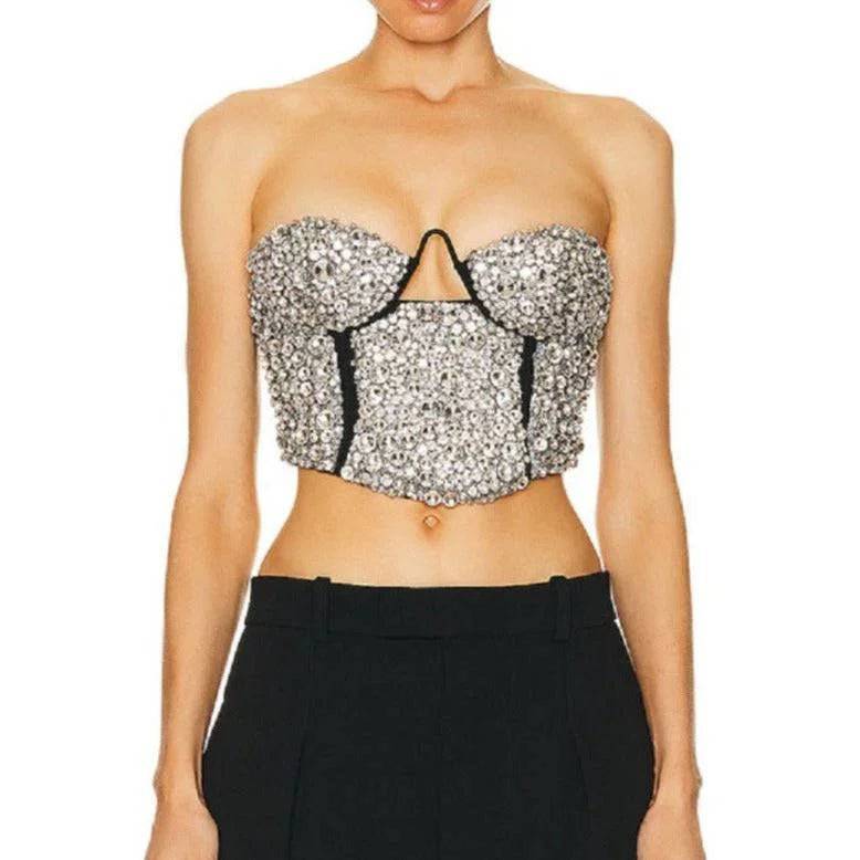 Store Embellished Corset Top