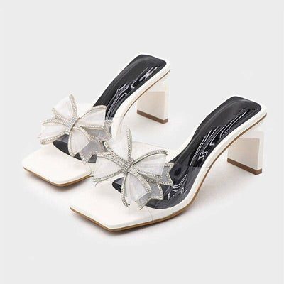 Etta Bowknot Open Toe High Heels Sandal