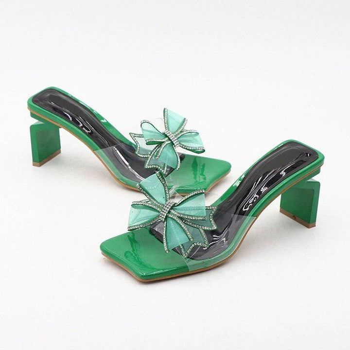 Etta Bowknot Open Toe High Heels Sandal - Hot fashionista