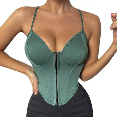 Débardeur bustier Cassidy à bretelles spaghetti 