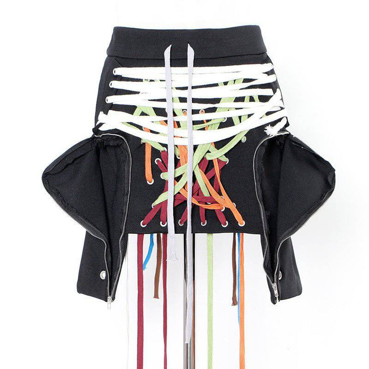 Amelia Shoestring Mini Skirt - Hot fashionista