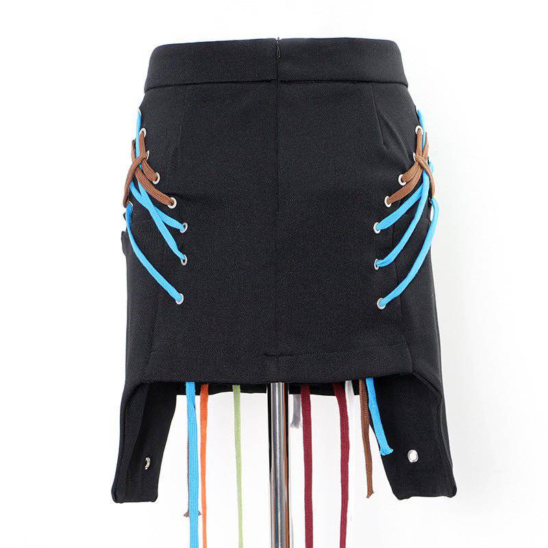 Amelia Shoestring Mini Skirt - Hot fashionista