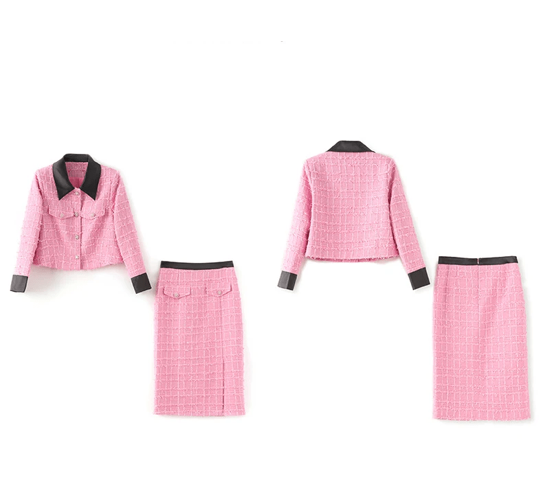 Lillian Tweed Blazer & Skirt Set - Hot fashionista