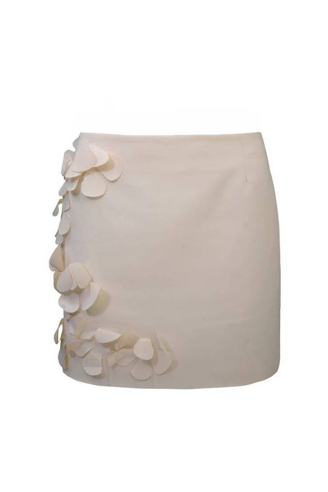 Kayla Petal Short Jacket & Mini Skirt