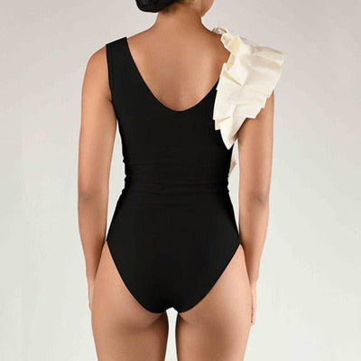 Joan Ruffle Sleeve One Piece Swimsuit