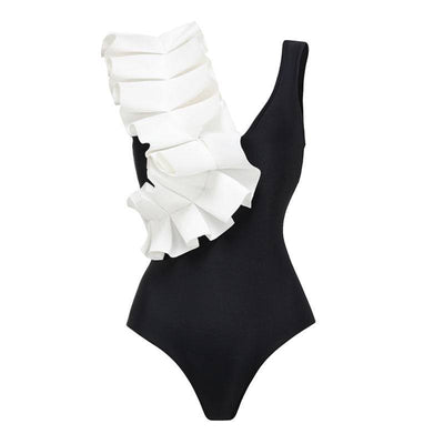 Joan Ruffle Sleeve One Piece Swimsuit