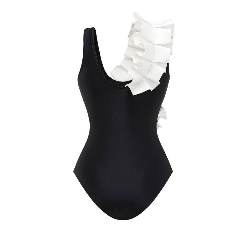 Joan Ruffle Sleeve One Piece Swimsuit - Hot fashionista