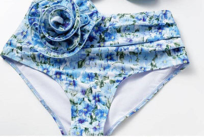 Maillot de bain une pièce à découpes florales Martha