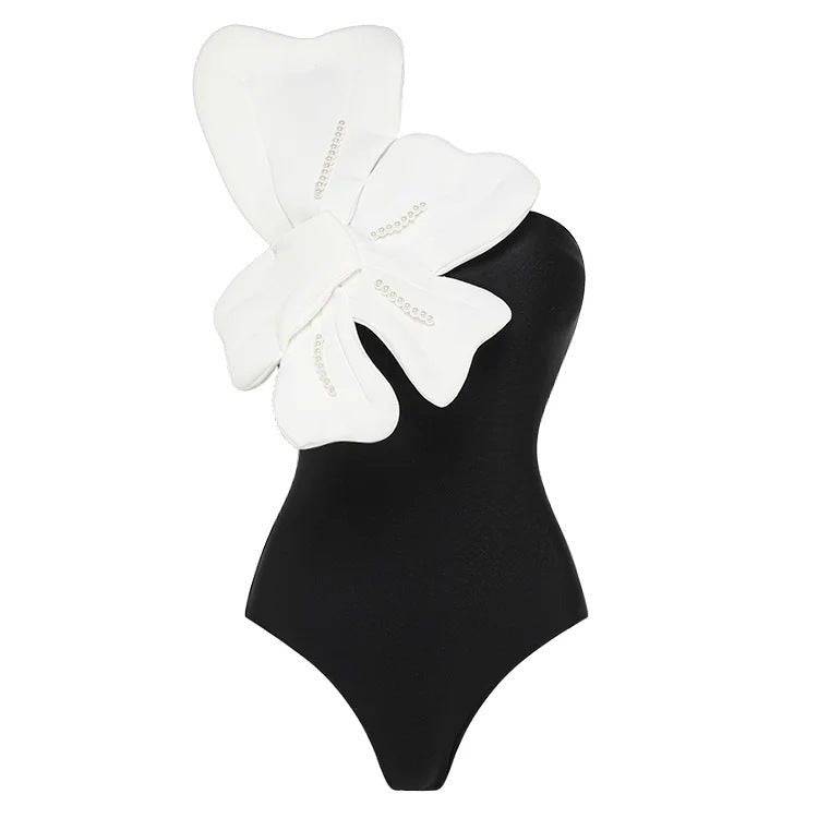 Maillot de bain une pièce à imprimé floral 3D Lisa