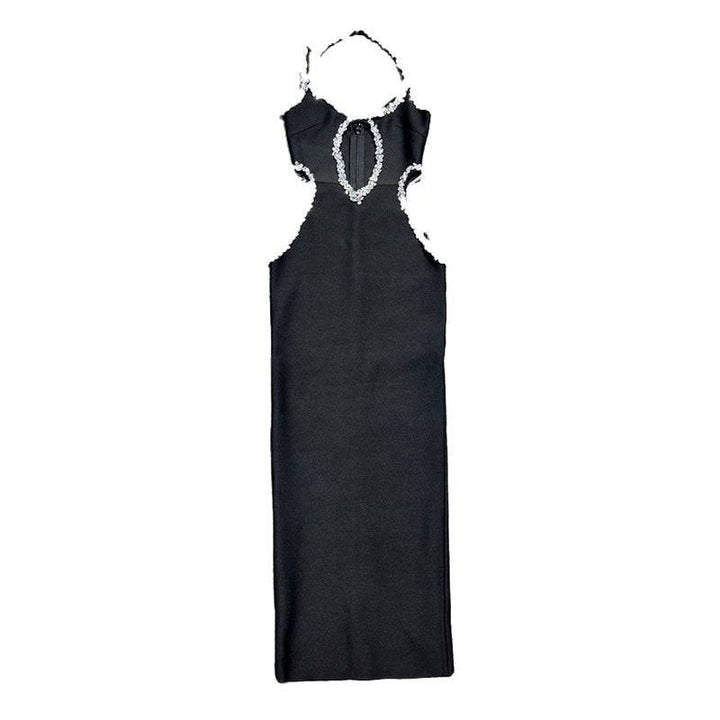 Georgina Crystal-Embellished Cut-Out Maxi Dress - Hot fashionista