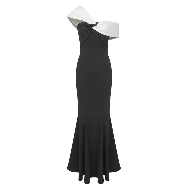 Nichole Twisted-Strap Stretch-Cady Maxi Dress - Hot fashionista