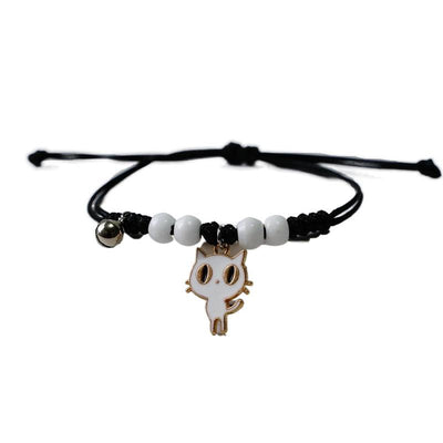 Pulsera ajustable con cuentas de gato Cynthia