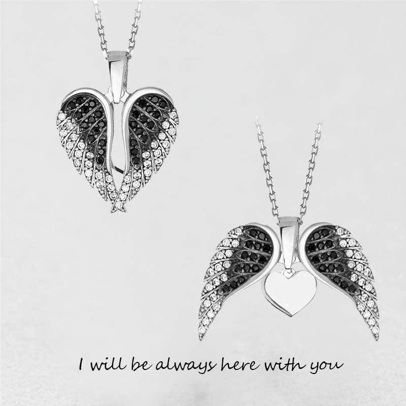 Jessica Crystal Wing Pendant Necklace