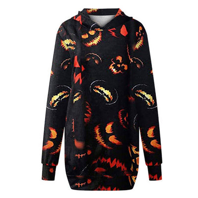 Valerie Allover Print Oversized Pullover Top