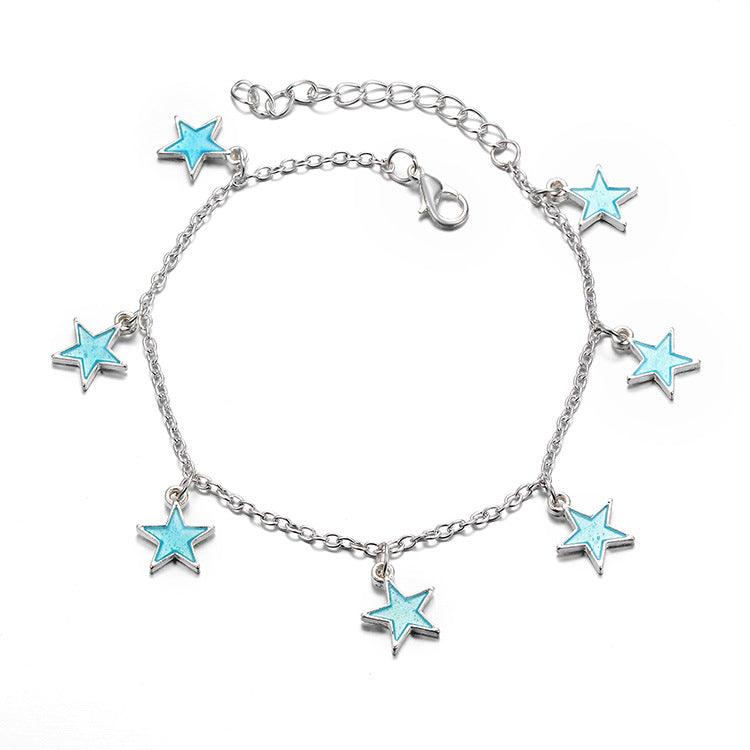 Chelsy Luminous Blue Star Cheville