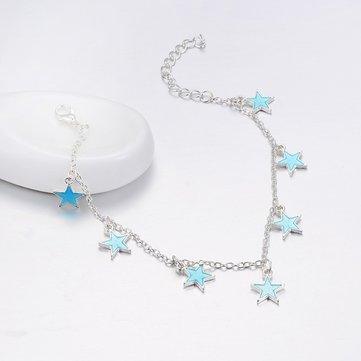 Chelsy Luminous Blue Star Cheville