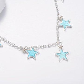 Chelsy Luminous Blue Star Cheville