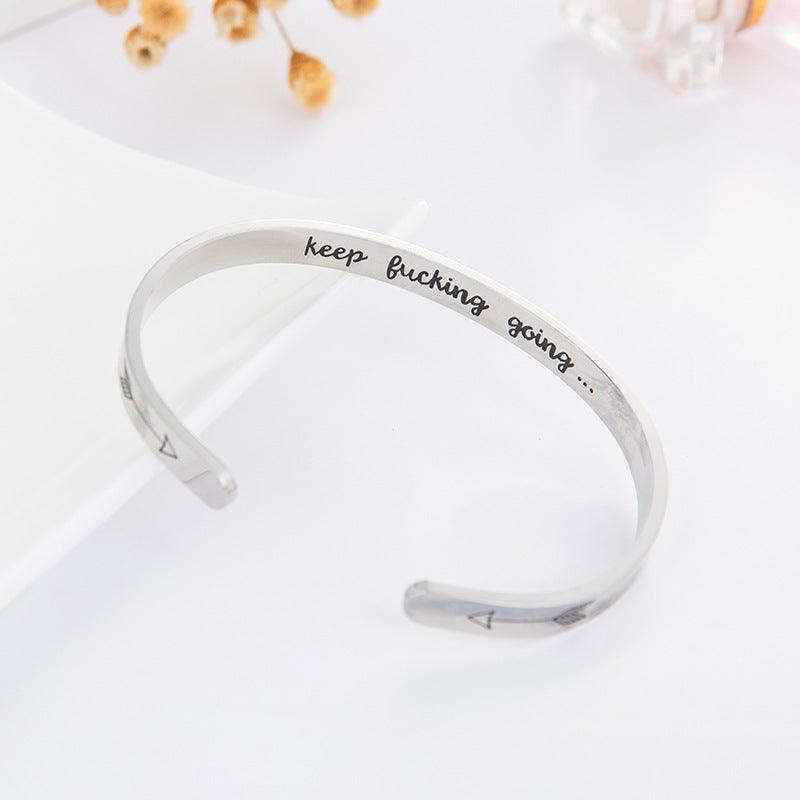 Emery Imprinted Bangle