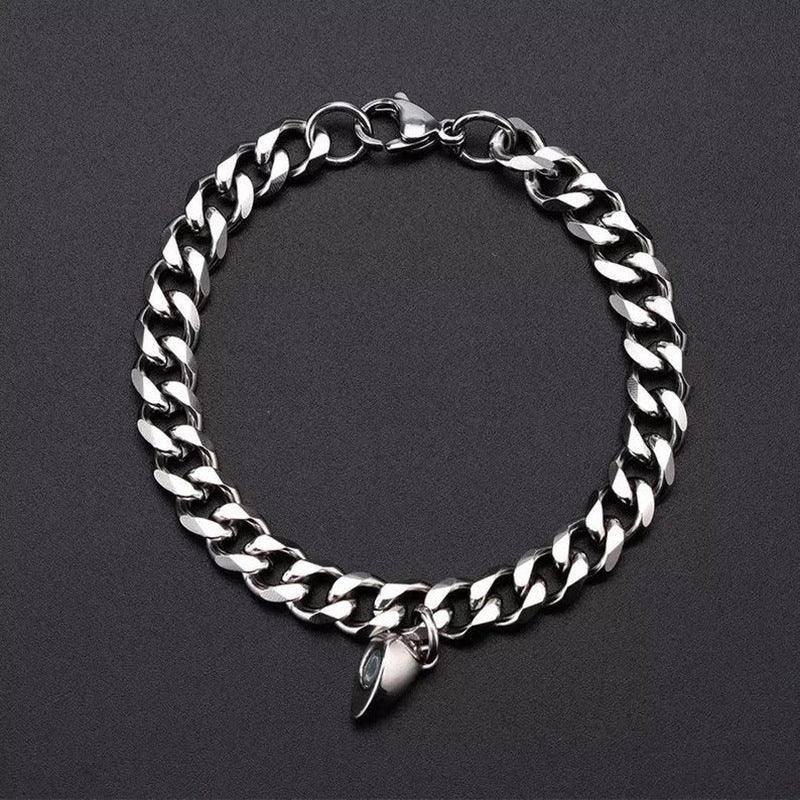 Permelia Curb Chain Couple Bracelet - Hot fashionista