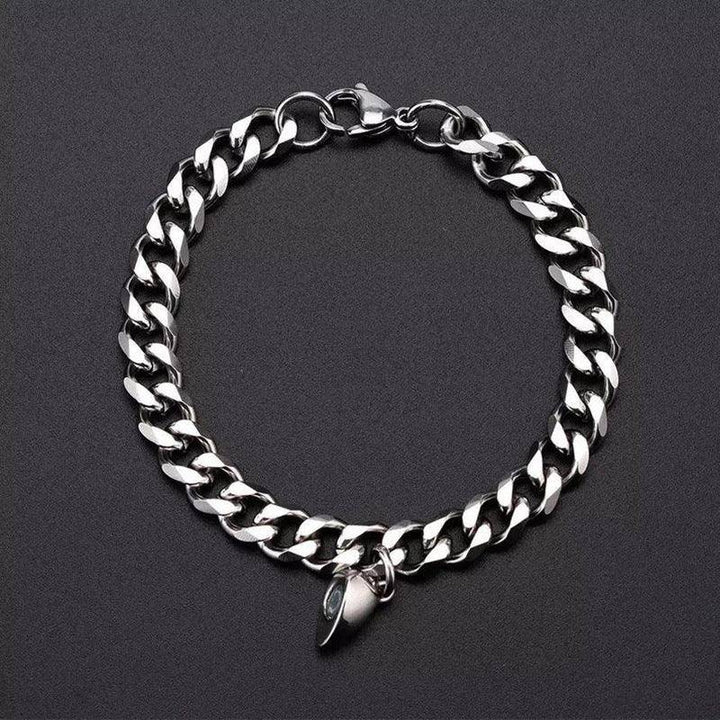 Permelia Curb Chain Couple Bracelet - Hot fashionista