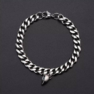 Permelia Curb Chain Couple Bracelet