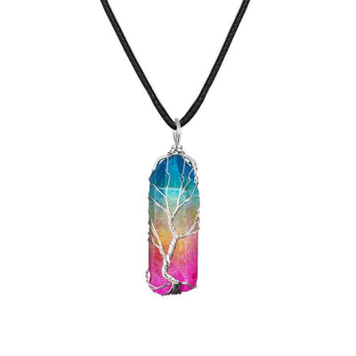 Frona Multi-color Hexagonal Necklace