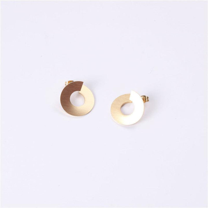 Madoline Circular Stud Earrings - Hot fashionista