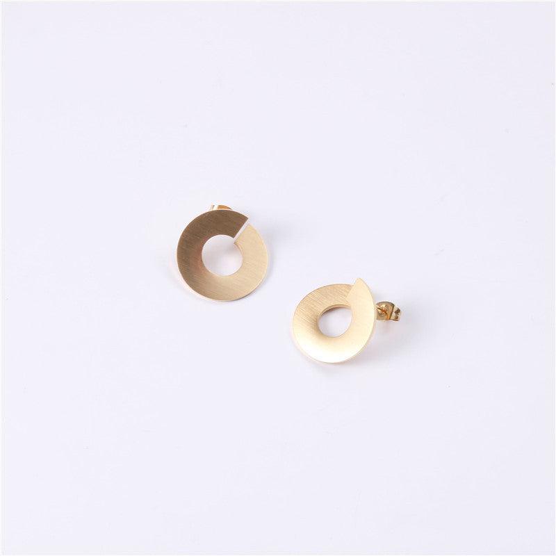 Madoline Circular Stud Earrings - Hot fashionista