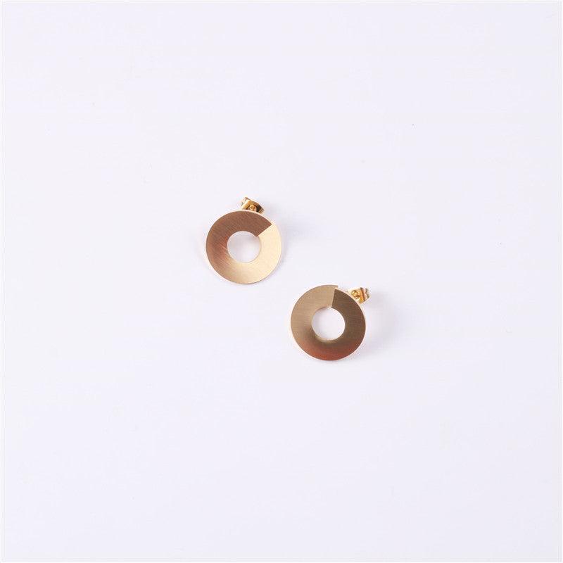 Madoline Circular Stud Earrings - Hot fashionista