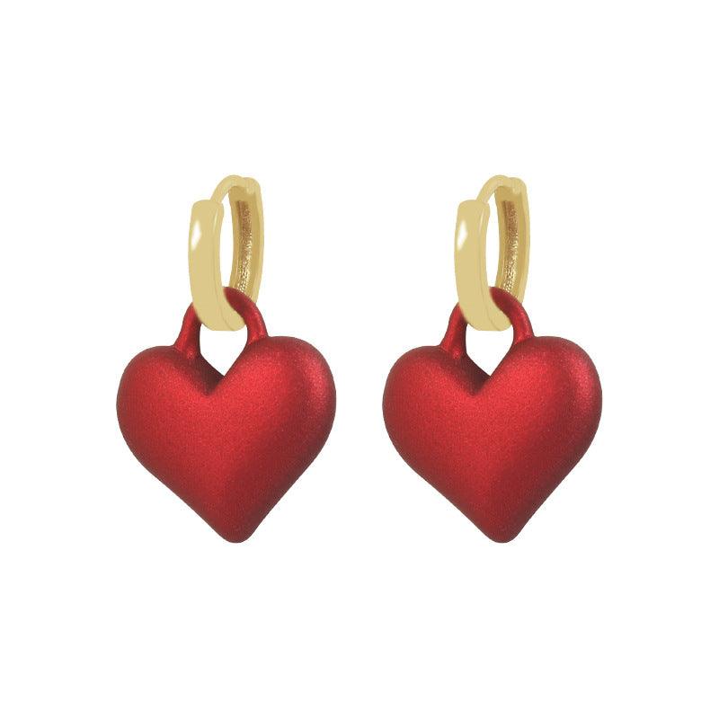 Darcey Huggie Heart Earrings