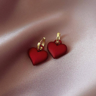 Darcey Huggie Heart Earrings