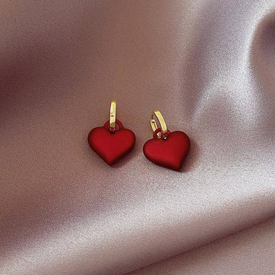 Darcey Huggie Heart Earrings