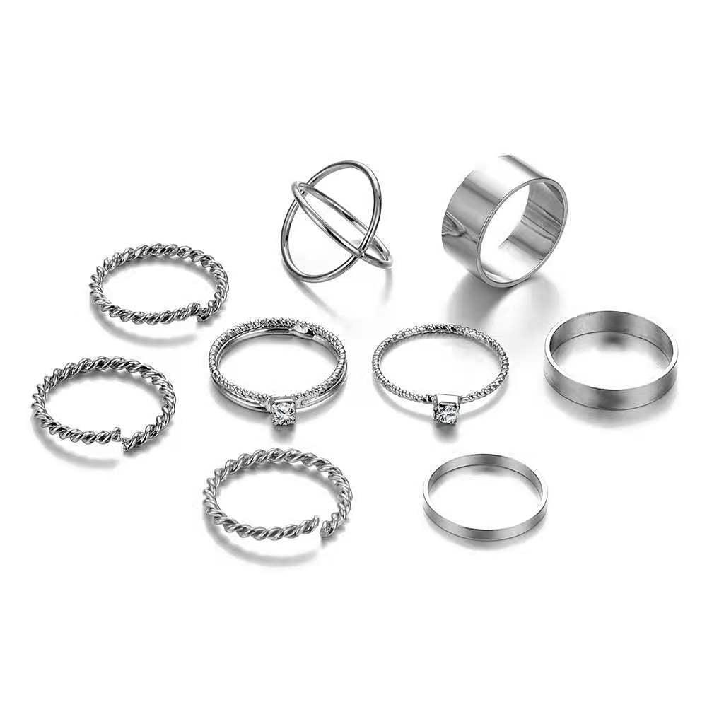 Cissy 9-pieces Rings Set