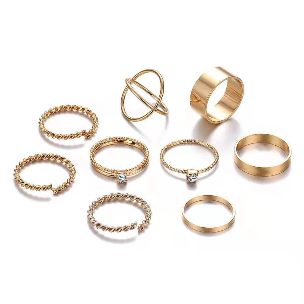 Cissy 9-pieces Rings Set