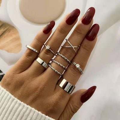 Cissy 9-pieces Rings Set