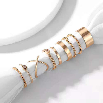 Cissy 9-pieces Rings Set