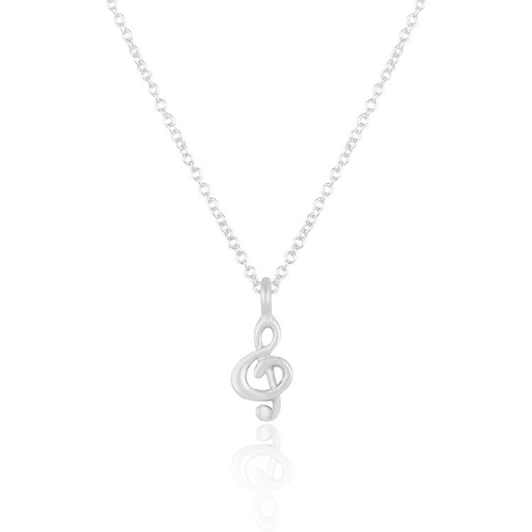 Gabby Music Note Pendant Necklace