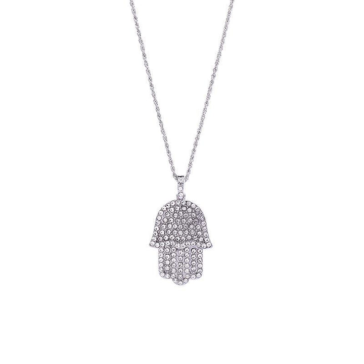 Mysie Hamsa Pendant Necklace - Hot fashionista