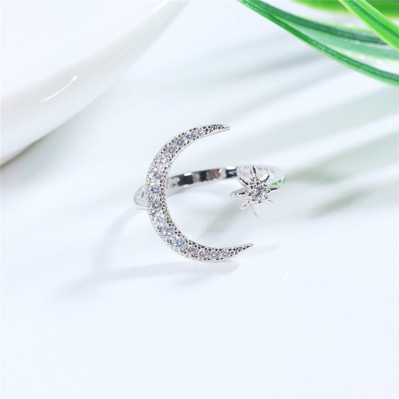 Joss Moon Star Micro Zircon Ring