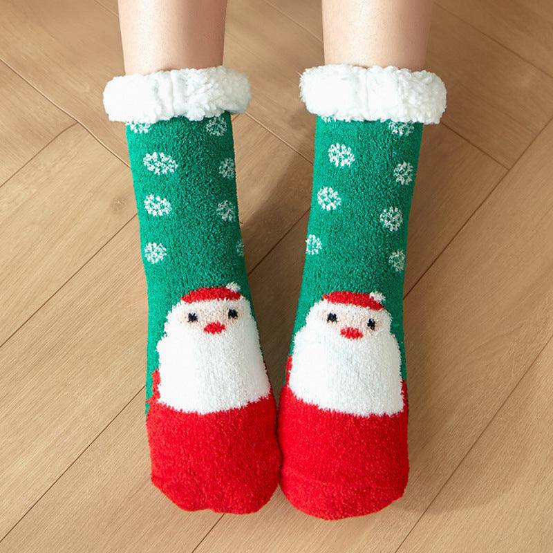 Chaussettes en coton de Noël d'hiver Yasmin 