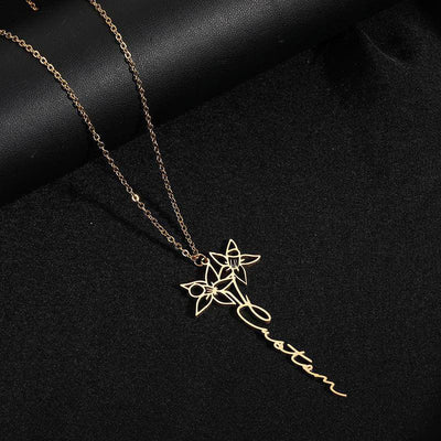 Kayleah Gold Rolo Chain Minimalist Necklace