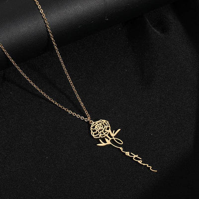 Kayleah Gold Rolo Chain Minimalist Necklace