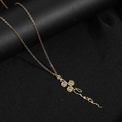 Kayleah Gold Rolo Chain Minimalist Necklace