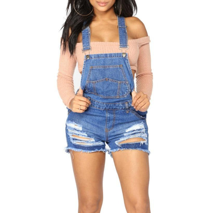 Marie Mini Denim Jumper - Hot fashionista