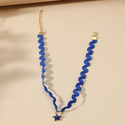 Collier Zigzag Pendentif Etoile Kara