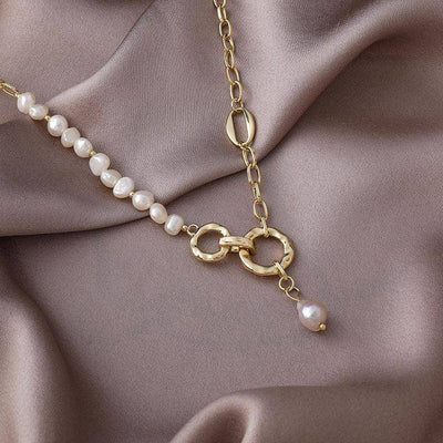 Mandi Oval Link Pearl Chain